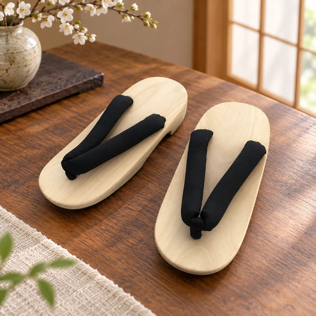 Geta Japonaise Plate Épurée Originale