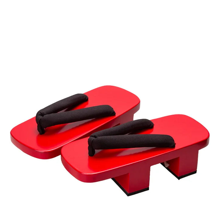 Geta Japonaise Rouge Solide Unique