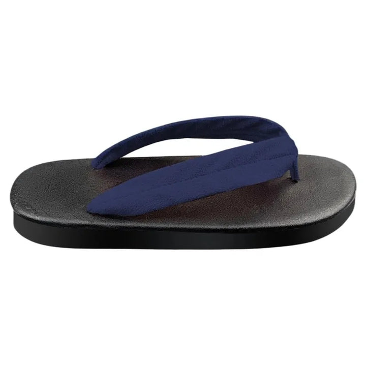 Geta Japonaise Souple Minimaliste Bleu Foncé