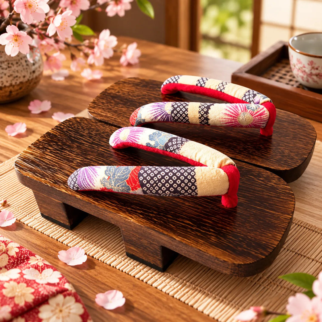 Geta Japonaise Traditionnelle Design Belle
