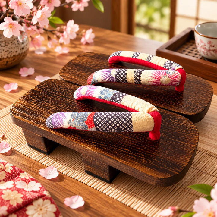 Geta Japonaise Traditionnelle Design Belle