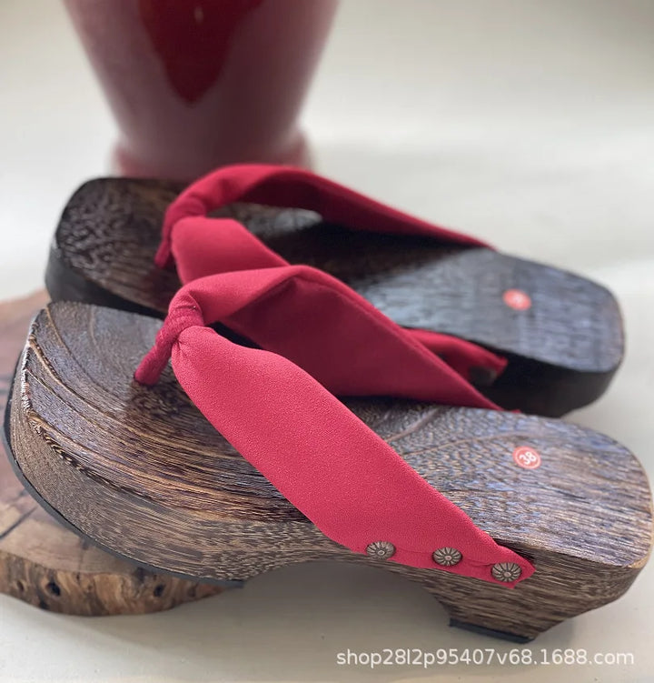 Geta Japonaise Unie Tendance Rouge