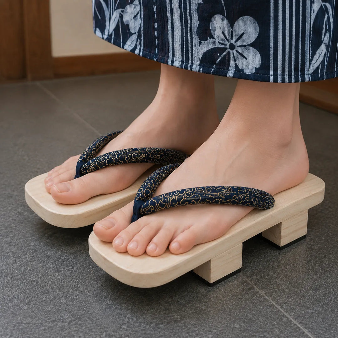 Geta Japonaise d’Eté Bleu Marine