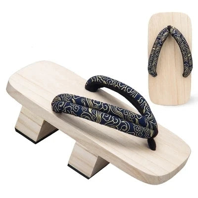Geta Japonaise d’Eté Bleu Marine Confortable