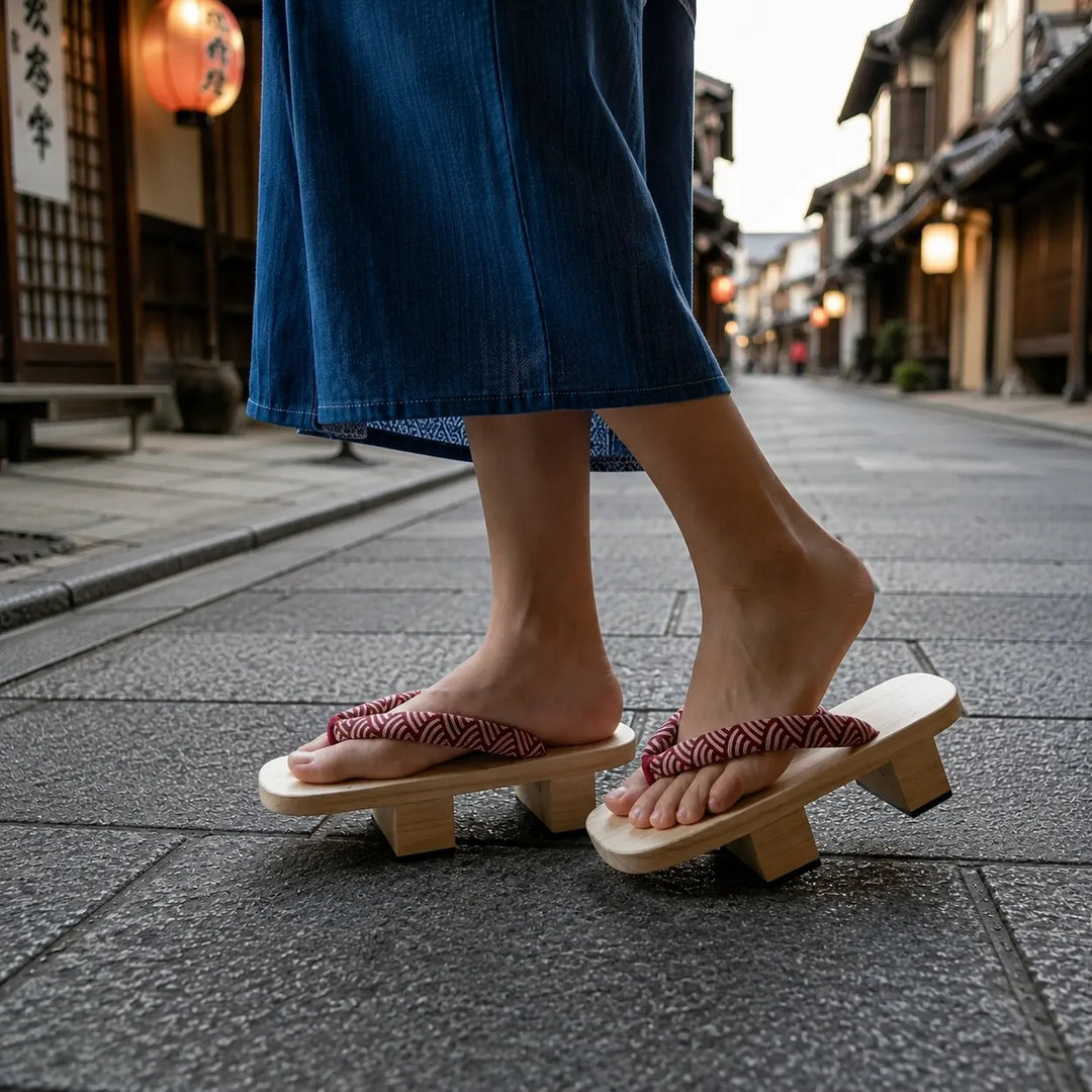 Geta Japonaise d’Eté à Motif Vague