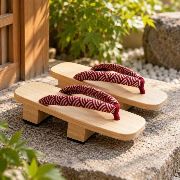 Geta Japonaise d’Eté à Motif Vague Belle