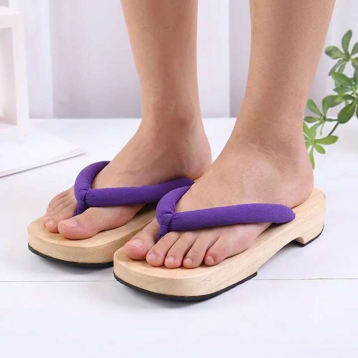 Geta Japonaise en Bois Naturel