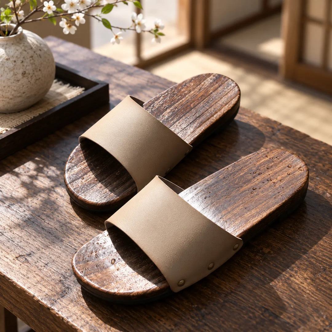 Geta Pantoufle Moderne Beige