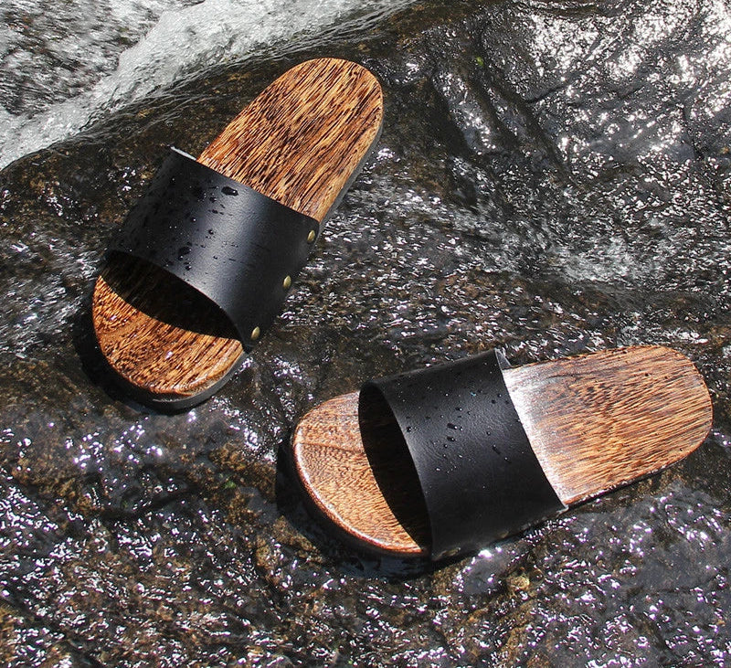 Geta Pantoufle Moderne Noir