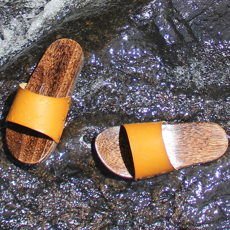 Geta Pantoufle Moderne jaune