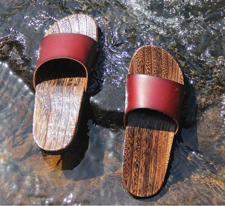 Geta Pantoufle Moderne rouge