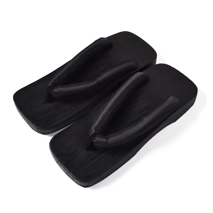 Geta Plate Noire Confortable