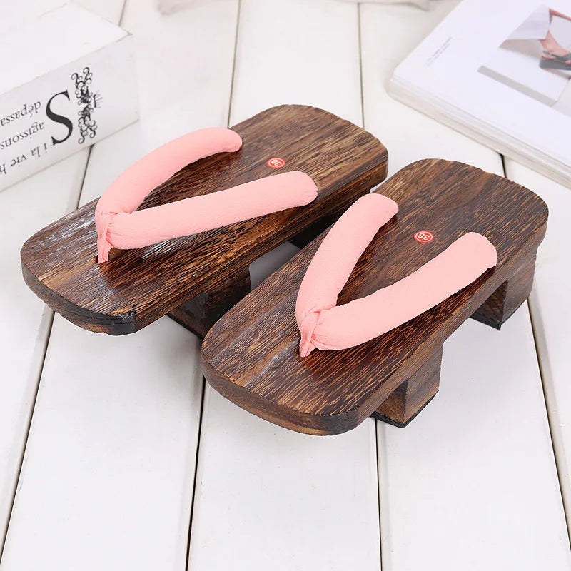 Geta Sandales Japonaises rose