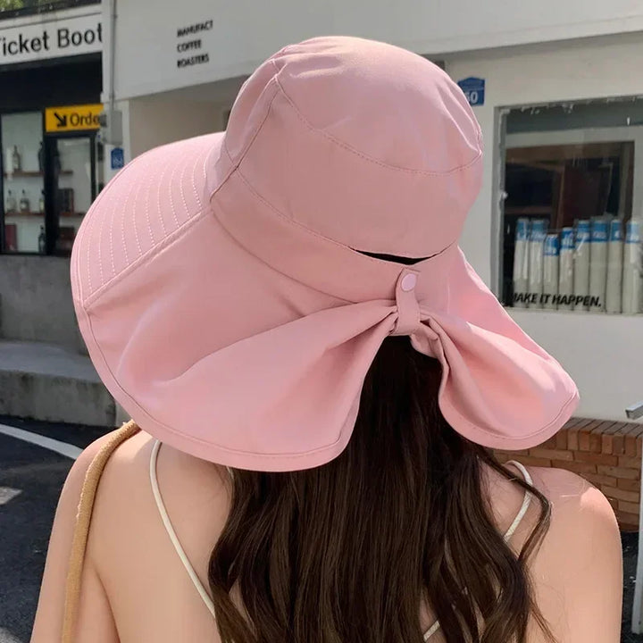 Grand Chapeau à Couvre-Nuque - Élégant
