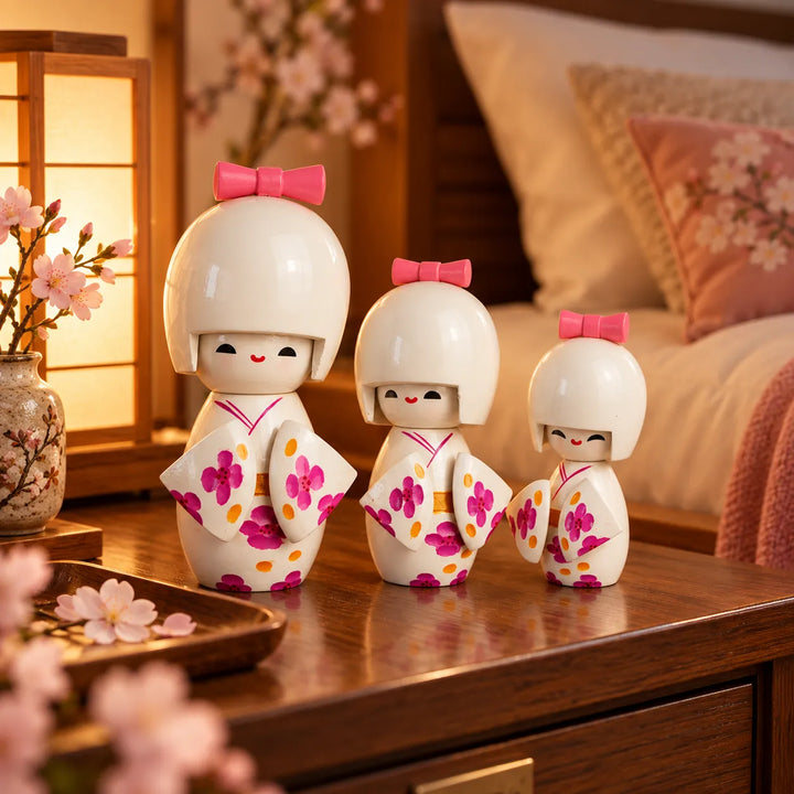 Grande Kokeshi Blanche