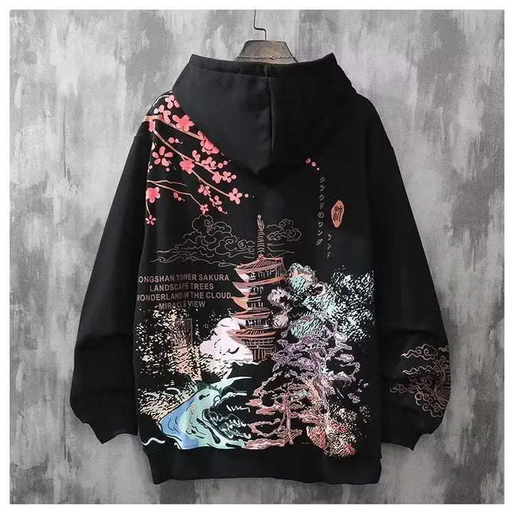 Hoodie Molleton Japonais