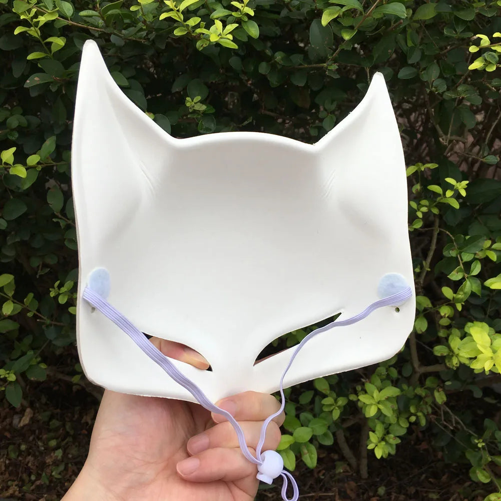Masque blanc japonais en Plastique
