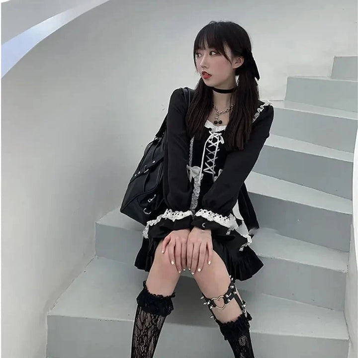 Robe Gothique Japonaise noir