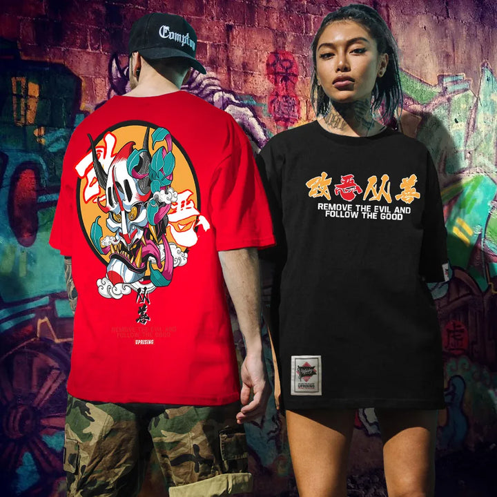 T-shirt Streetwear Japonais femme