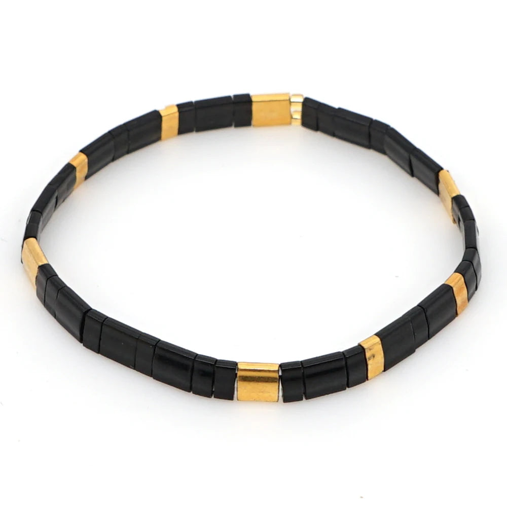 Bracelet miyuki noir