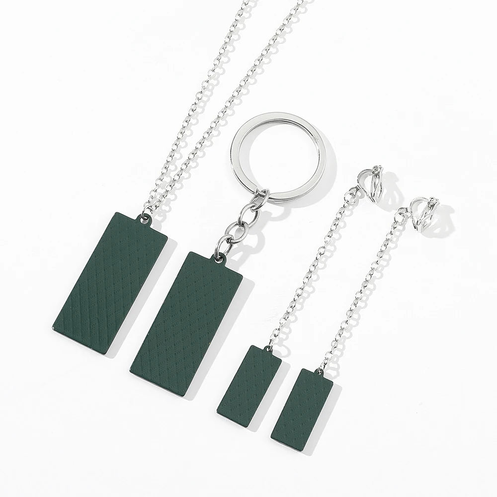 Collier japonais traditionnel rectangulaire 