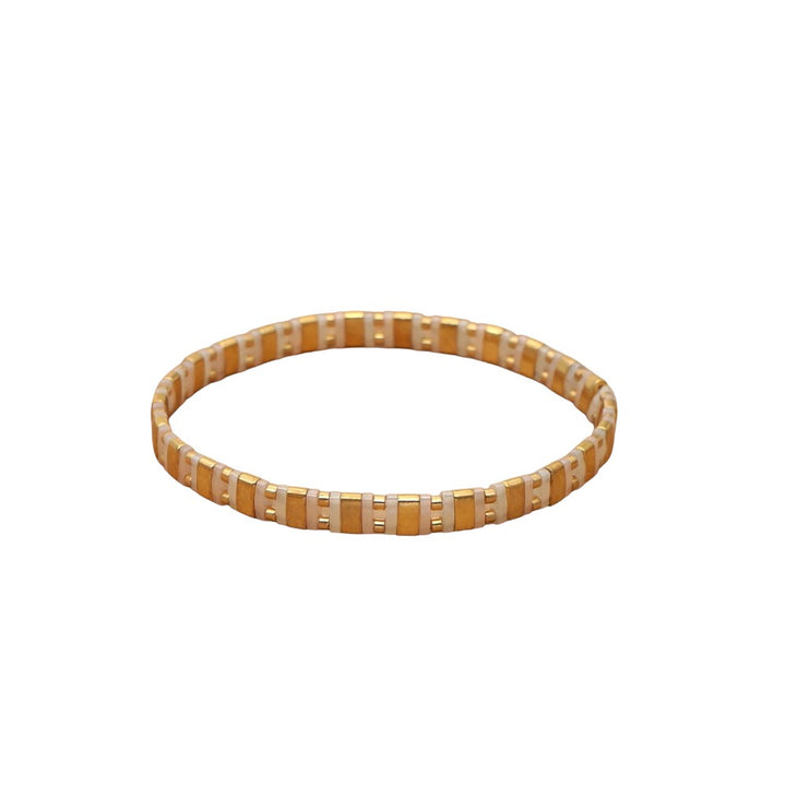 Bracelet Miyuki Tila Or