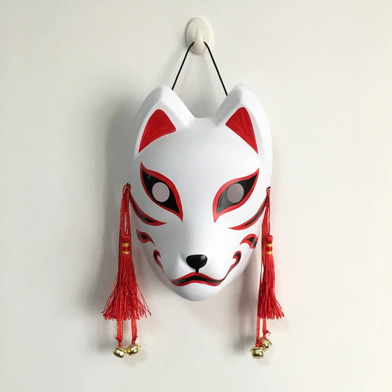 Masque renard japonais blanc 