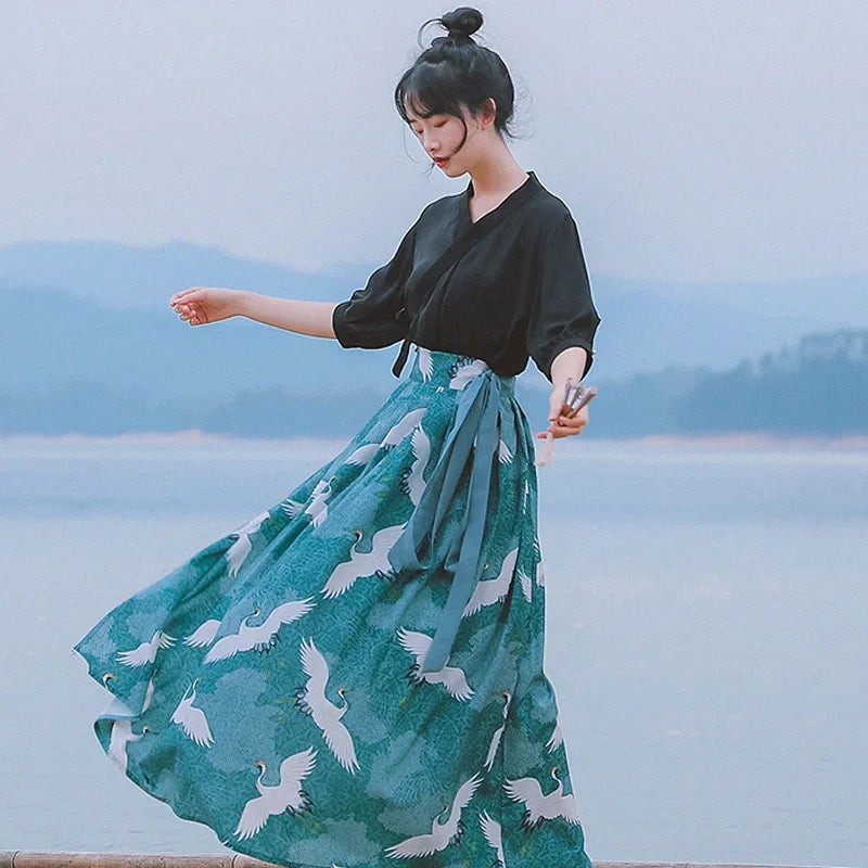 Japanisches Kleid in Übergröße
