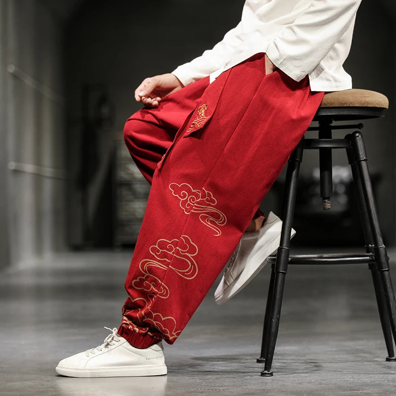 Vetement Japonais Pantalon Traditionnel Japonais Homme HAKAMA