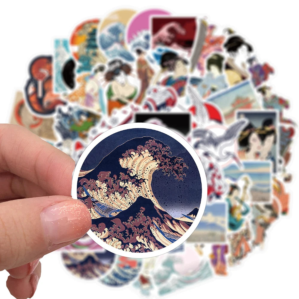 Stickers japonais Ukiyo-e