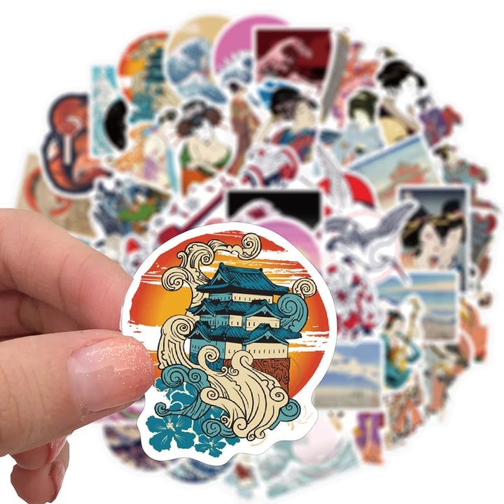 Stickers japonais Ukiyo-e