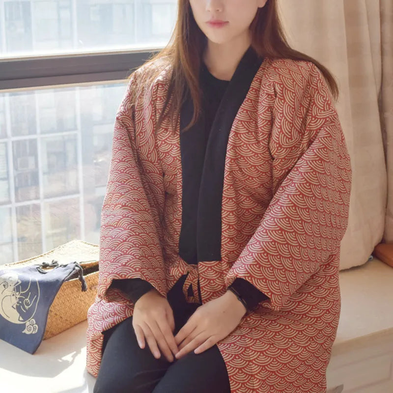 Veste Kimono Femme Courte Traditionnelles 