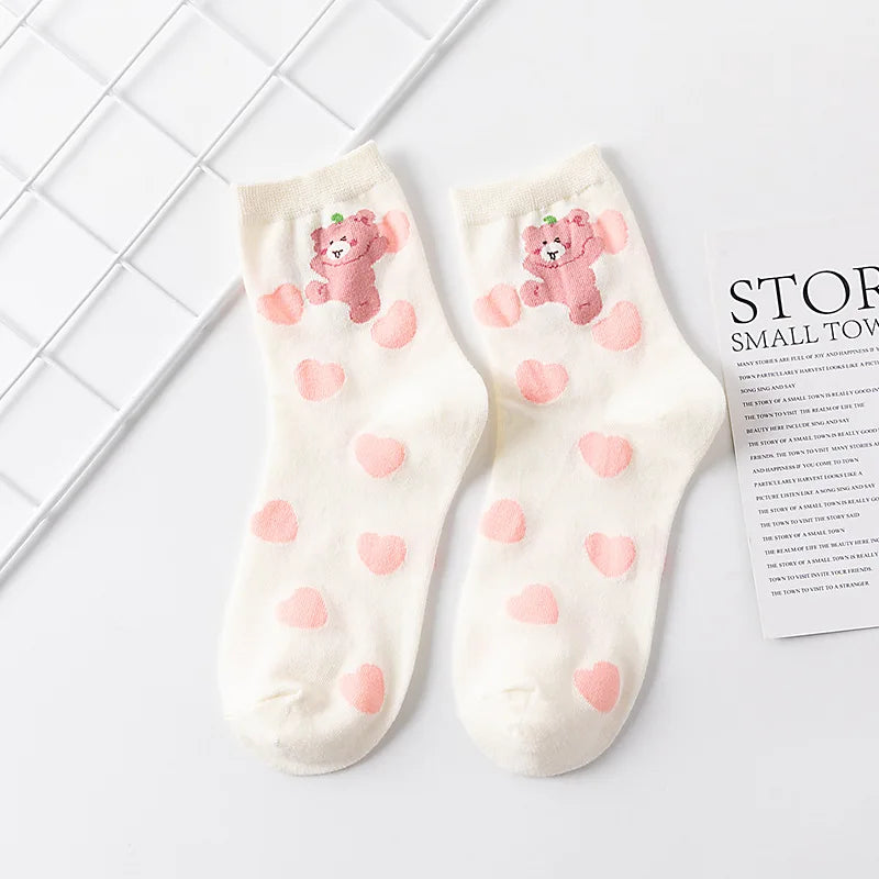 Chaussettes Kawaii Coeur