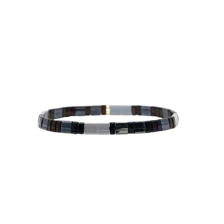 Tila glass bead Miyuki bracelet
