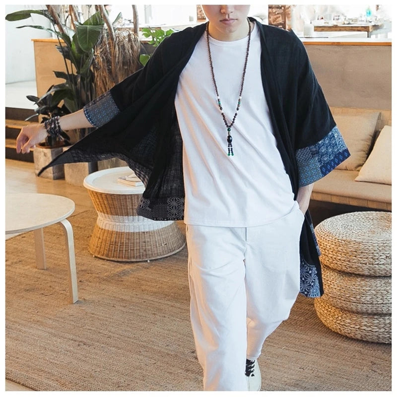 Haut de Kimono Homme Long