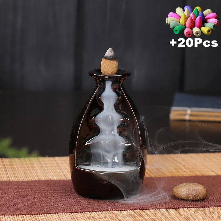 Fontaine à encens style vase