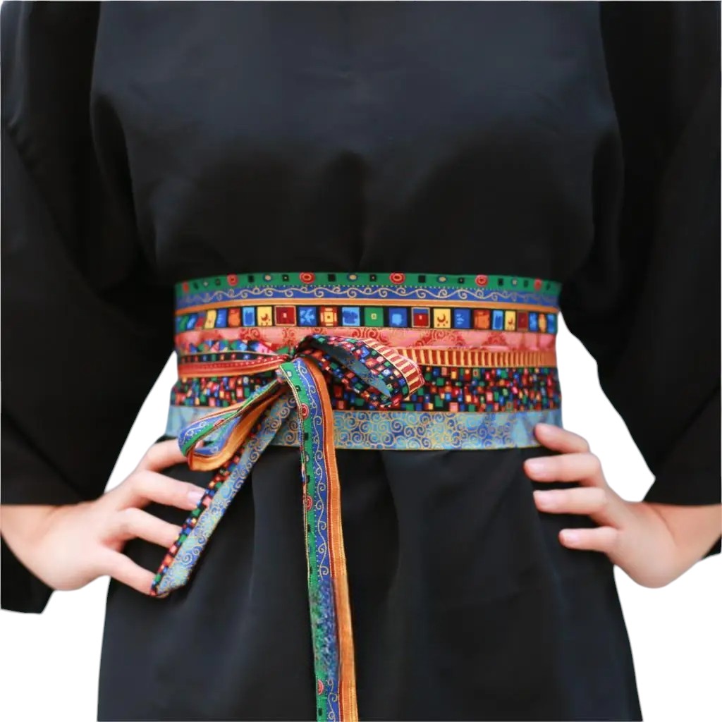 Ceinture japonaise colorée