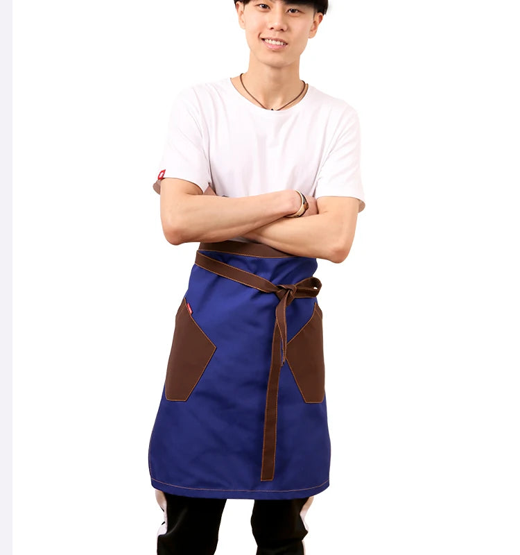 Tablier de Cuisine Japonais Homme bleu