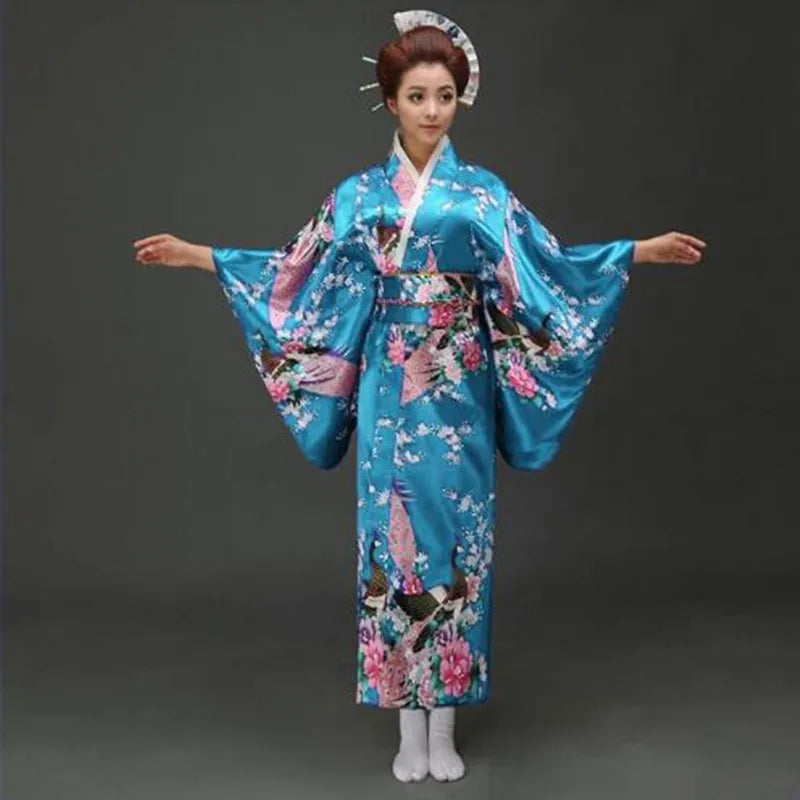 Kimono Traditionnel Japonais Chic fluide