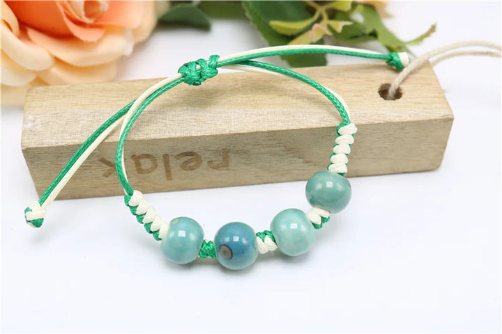 Bracelet Japonais en perles Larimar