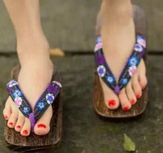 Geta Japonaise Originale violet