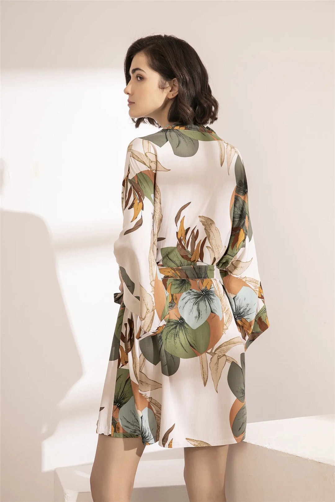 Robe Kimono Courte Japonaise