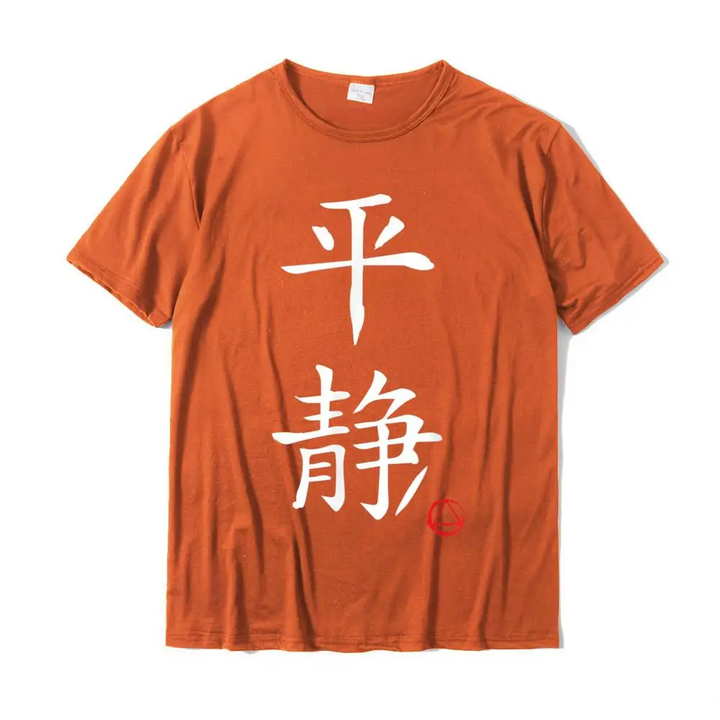 T-shirt Ecriture Japonais orange