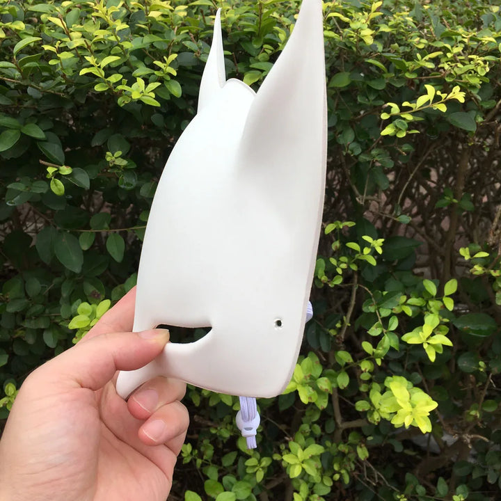 Masque blanc japonais kitsune