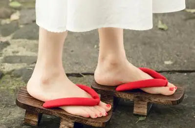 Geta Japonaise Originale rouge