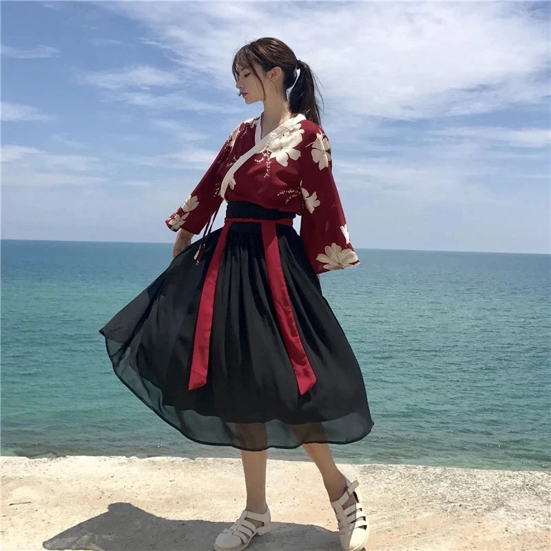 Ensemble Robe Japonaise Femme