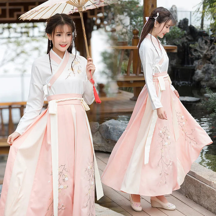 Robe Longue Traditionnelle Japonaise Rose