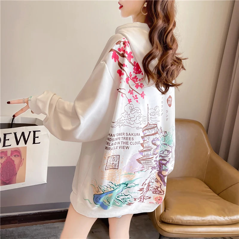 Hoodie Molleton Japonais