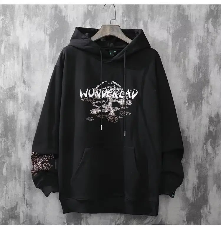 Hoodie Molleton Japonais élégant