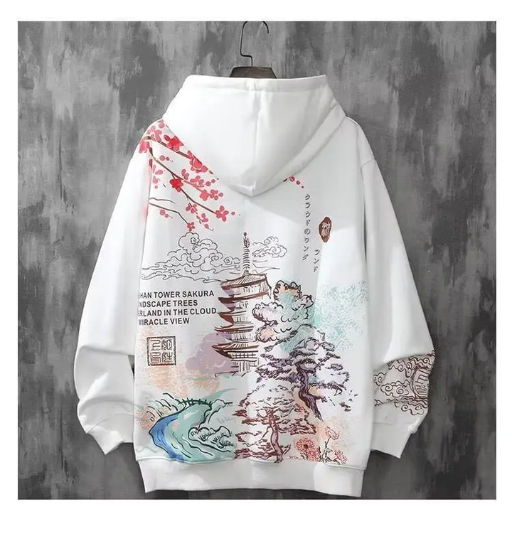 Hoodie Molleton Japonais urbain